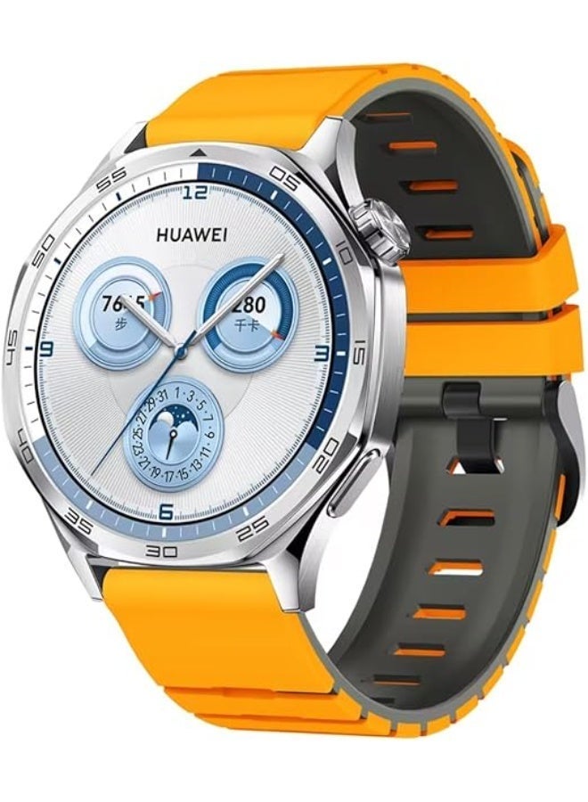 Fekra Luxury 22mm Silicone Strap For Huawei Watch GT6  | GT6 Pro | GT5  | GT4 | GT2 GT3  | Watch 4/4 Pro | Watch 3/3 Pro | GT3 | GT3 Pro | GT Runner - Image 1